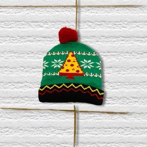 LIGHTS UP CHRISTMAS TREE Winter Hat